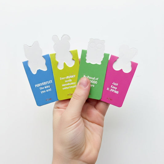 Magnetic Bookmarks – Cute Pups (4 pcs)