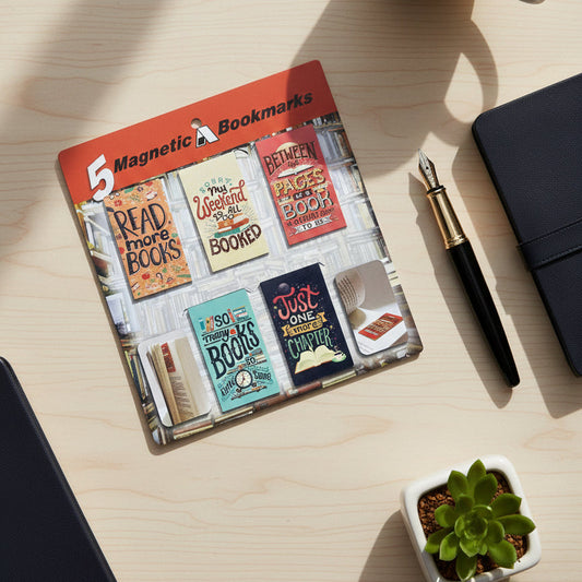 Magnetic Bookmarks – Reading Quotes (5 pcs)