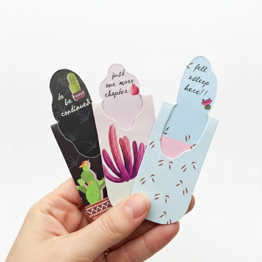 Magnetic Bookmarks – Cactus (3 pcs)