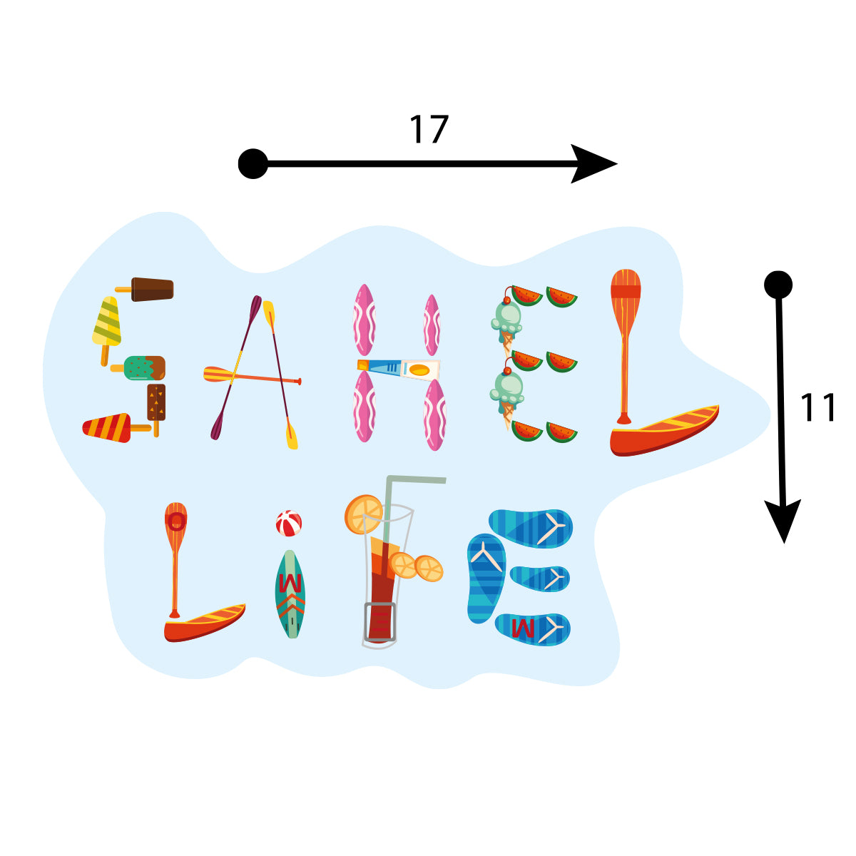Sahel Life Stickers Pack (2 pcs)