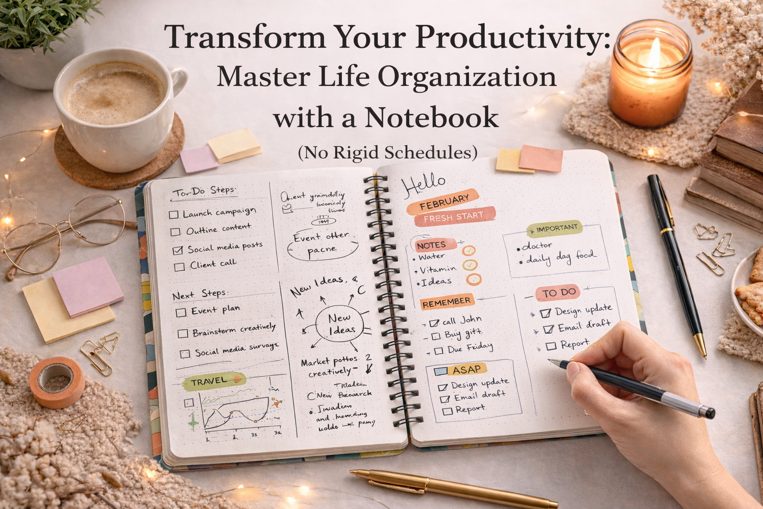 Flexible Planning with a Notebook: Organize Your Life Easily | Memo Egypt
