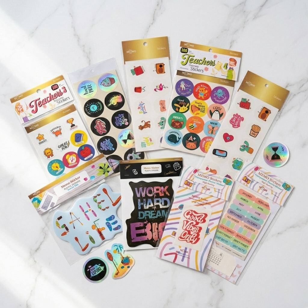 Paper Planner Stickers – Undated & Reward Stickers – Memo Egypt
