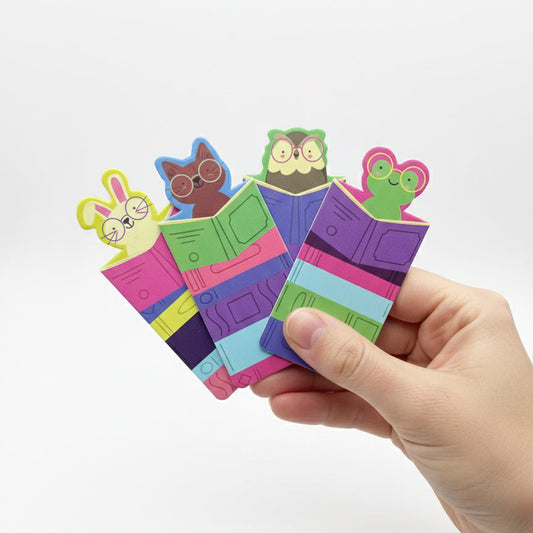 Magnetic Bookmarks – Cute Pups (4 pcs)