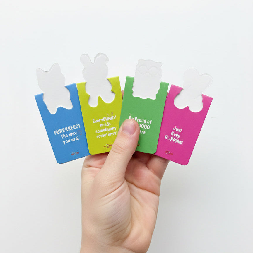Magnetic Bookmarks – Cute Pups (4 pcs)