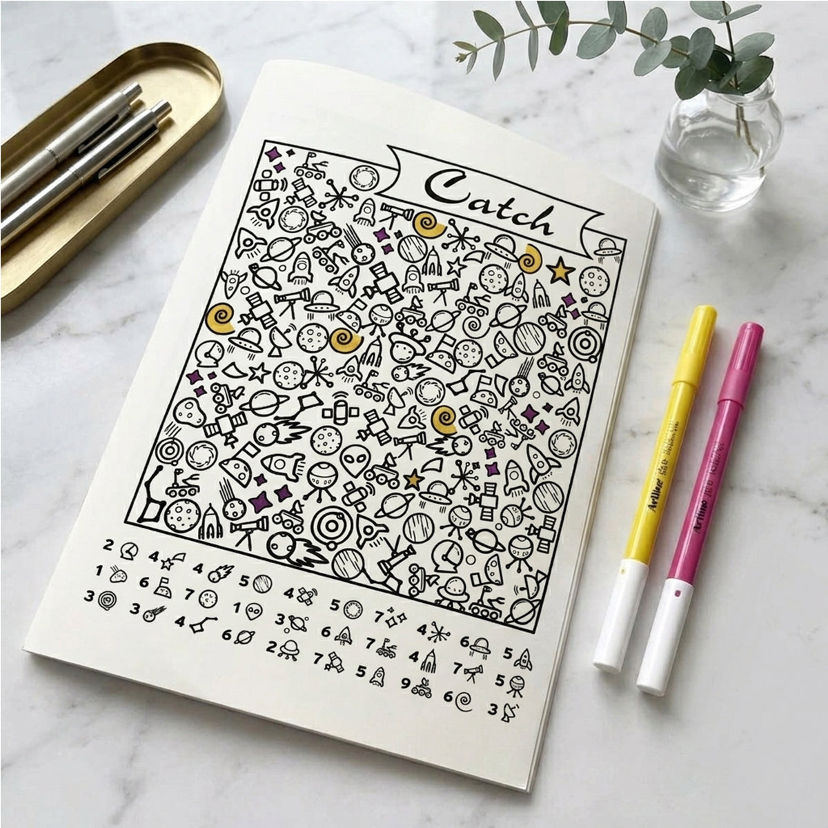 Catch & Match 1 Activity Book for Adults