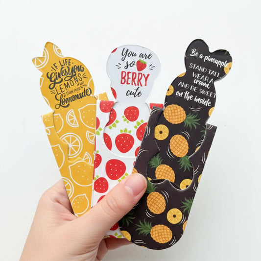 Magnetic Bookmarks – Fruits (3 pcs)