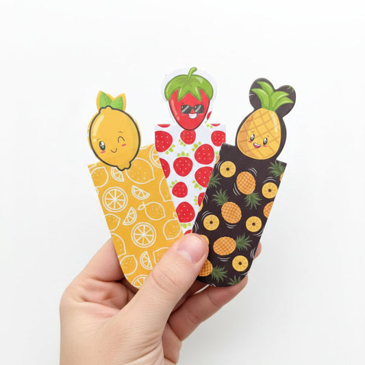 Magnetic Bookmarks – Fruits (3 pcs)