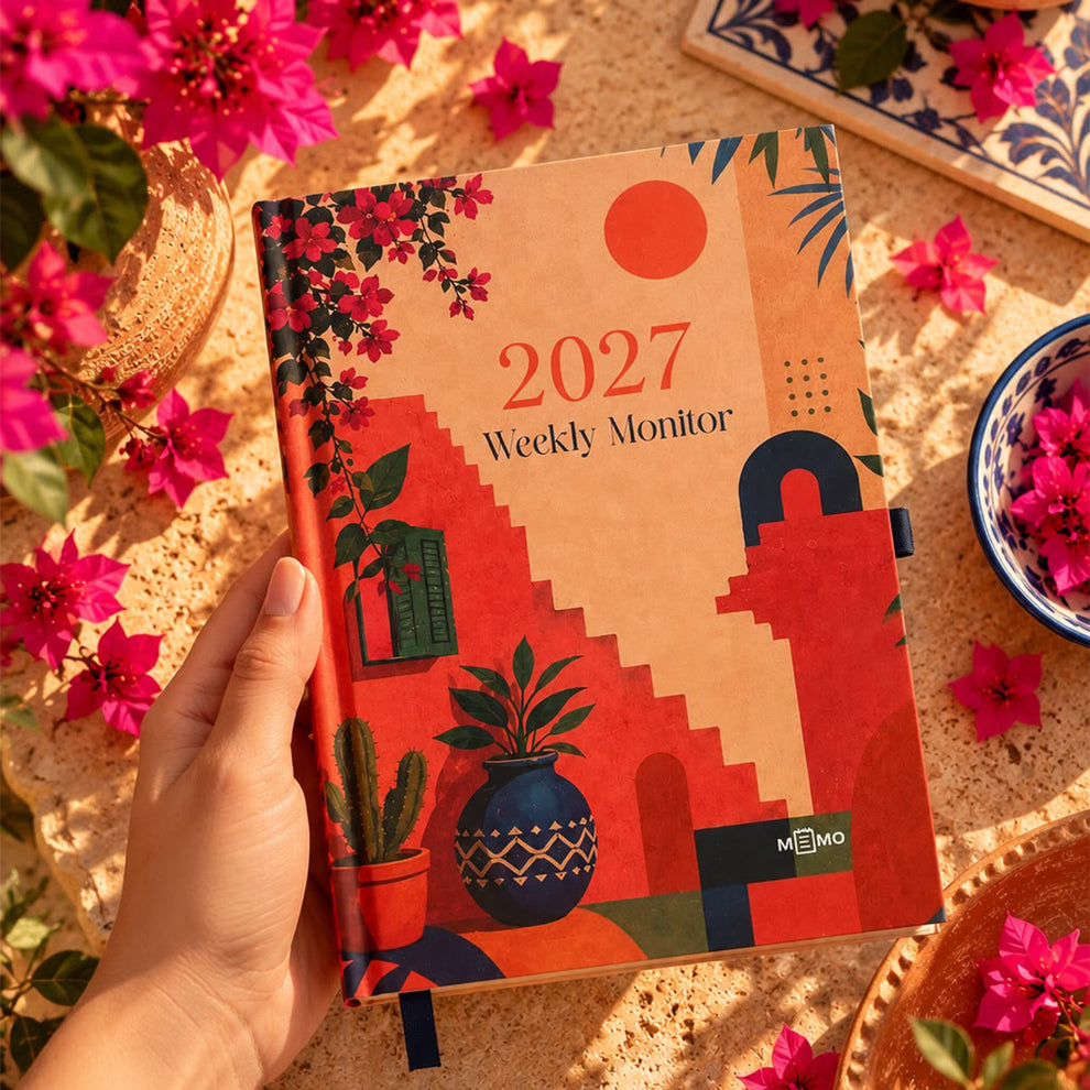 Memo TERRA 2027 Weekly Monitor Box | Hardcover Planner Set – Memo Egypt