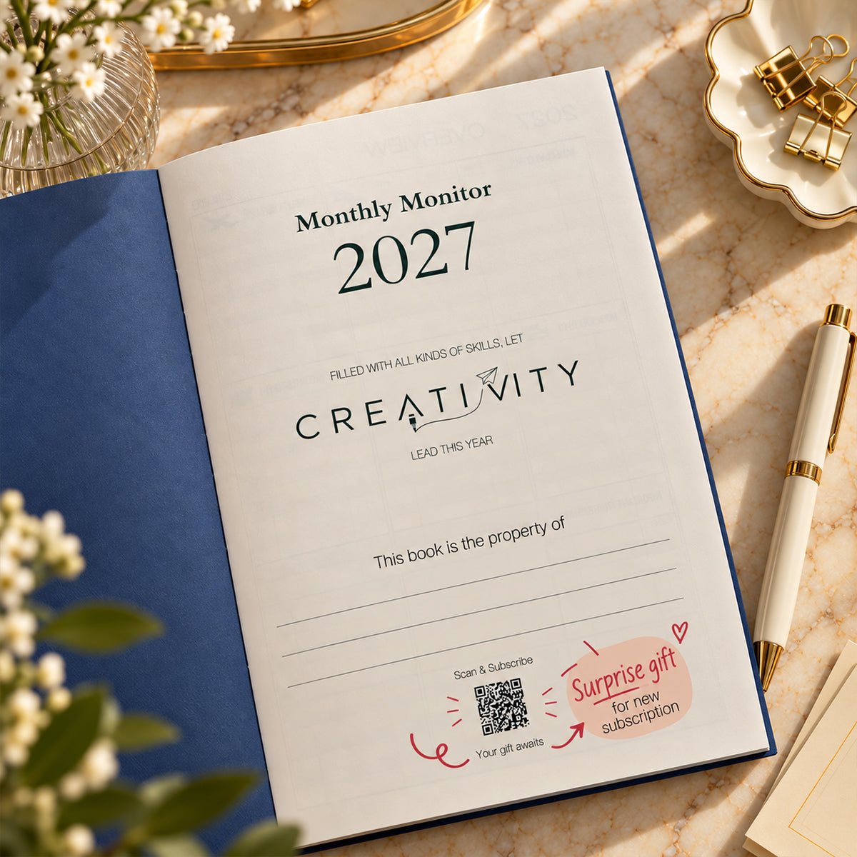 Monthly Monitor 2027 Planner