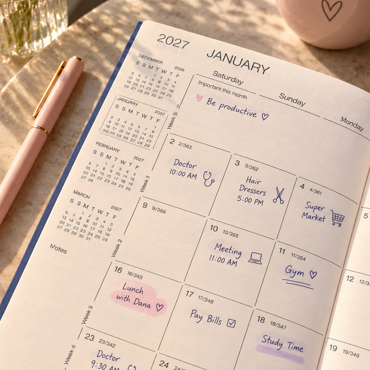 Monthly Monitor 2027 Planner