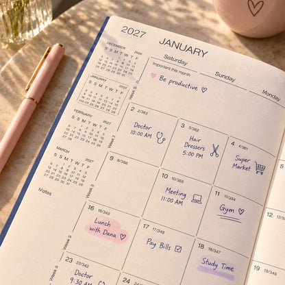 Monthly Monitor 2027 Planner