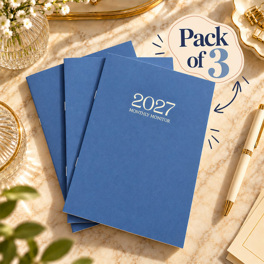 Memo Monthly Monitor 2027, Pack of 3