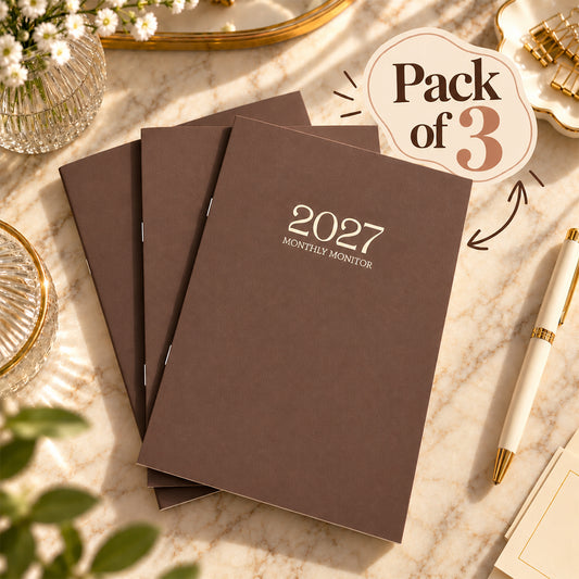 Memo Monthly Monitor 2027, Pack of 3