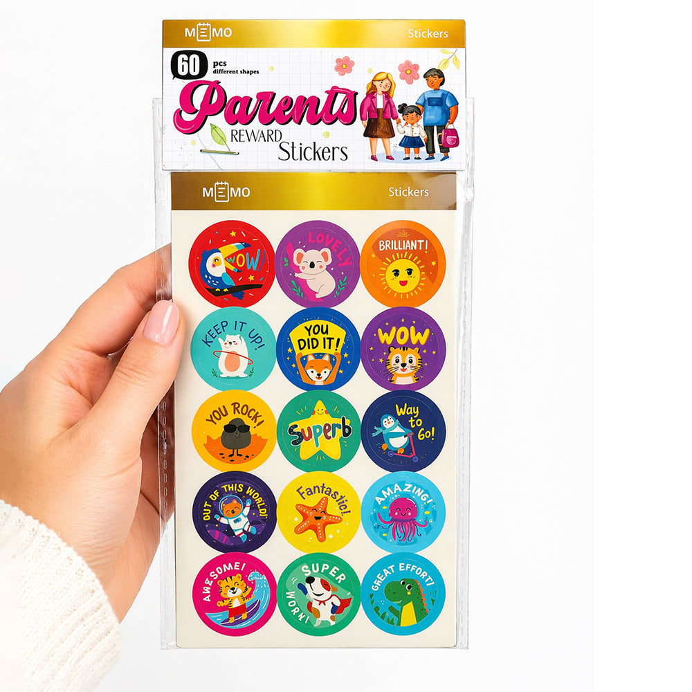 Parents Reward Stickers for Kids (60 pcs)
