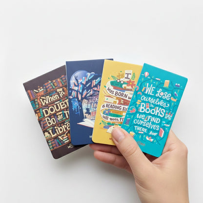 Magnetic Bookmarks – Reading Quotes 2 (4 pcs)