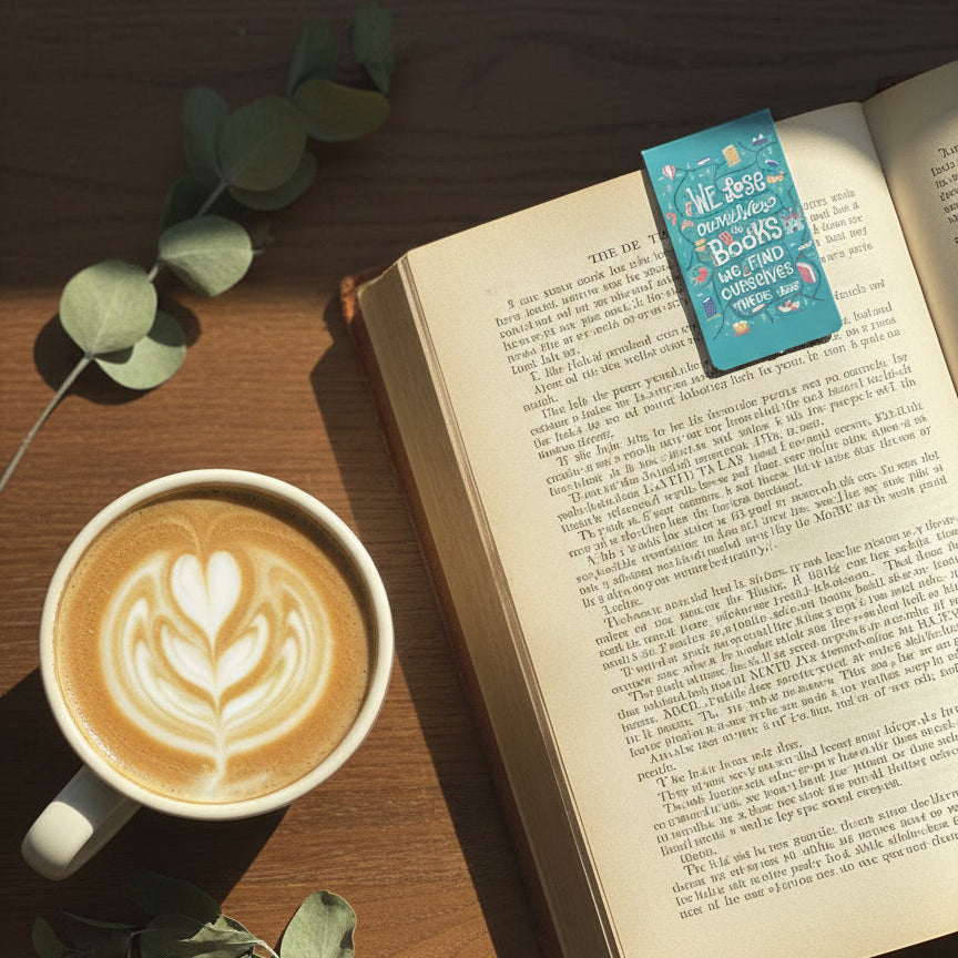 Magnetic Bookmarks – Reading Quotes 2 (4 pcs)