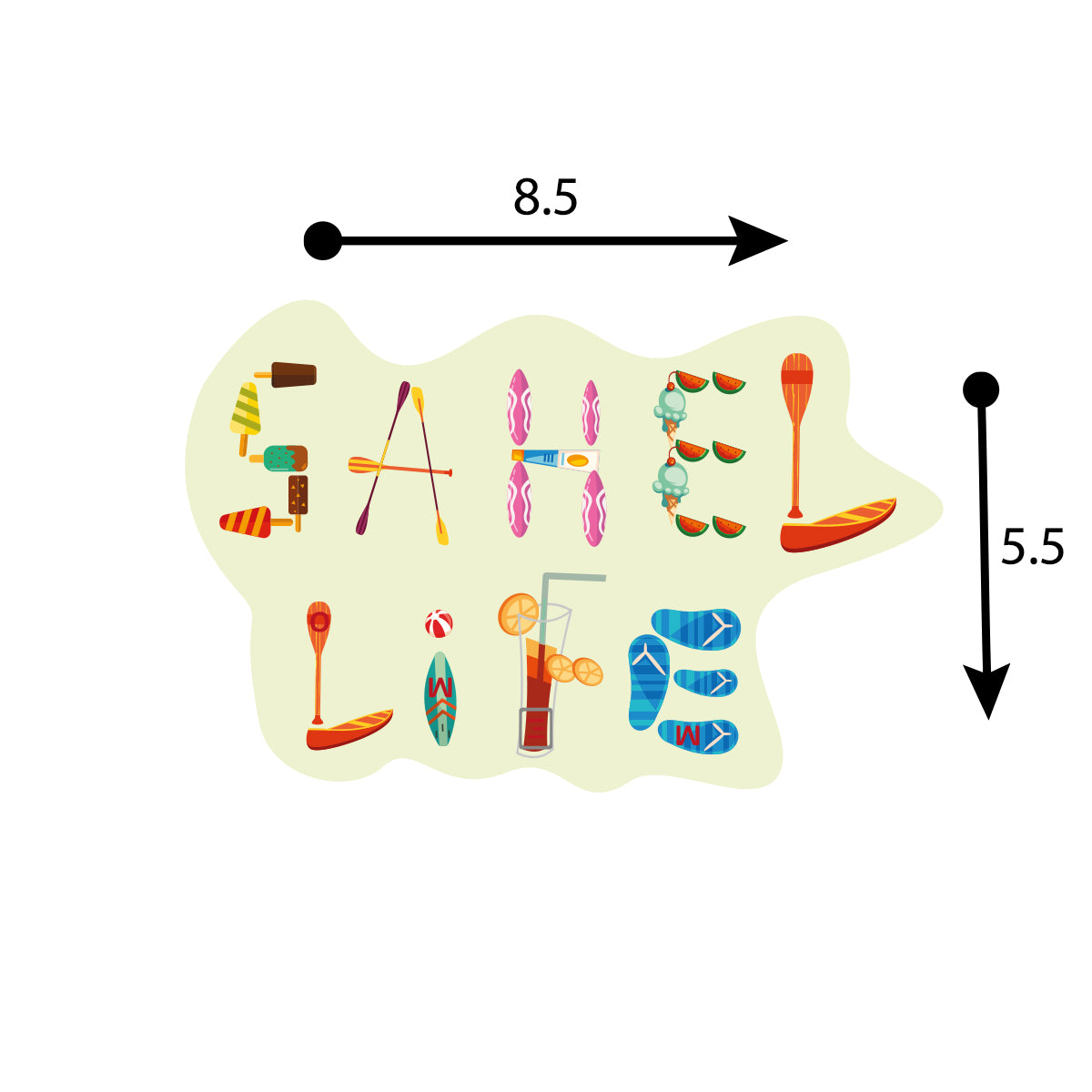 Sahel Life Stickers Pack (2 pcs)