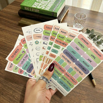 Planner Stickers + 12 Undated Months.