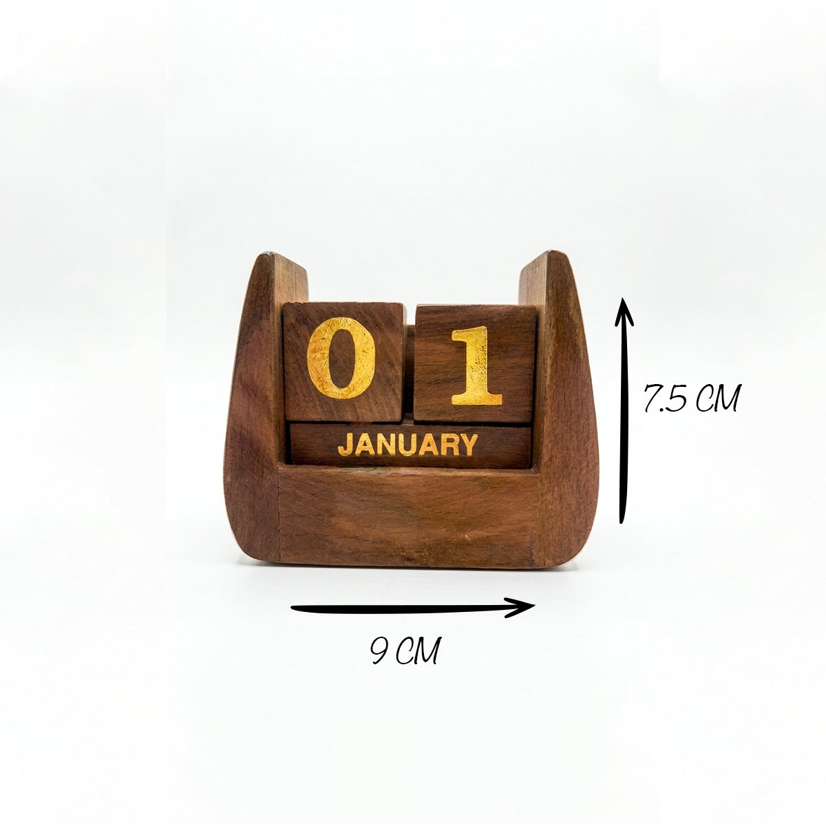 Timeless Rustic Wooden Calendar