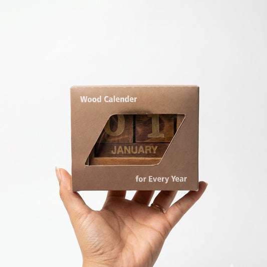 Timeless Rustic Wooden Calendar